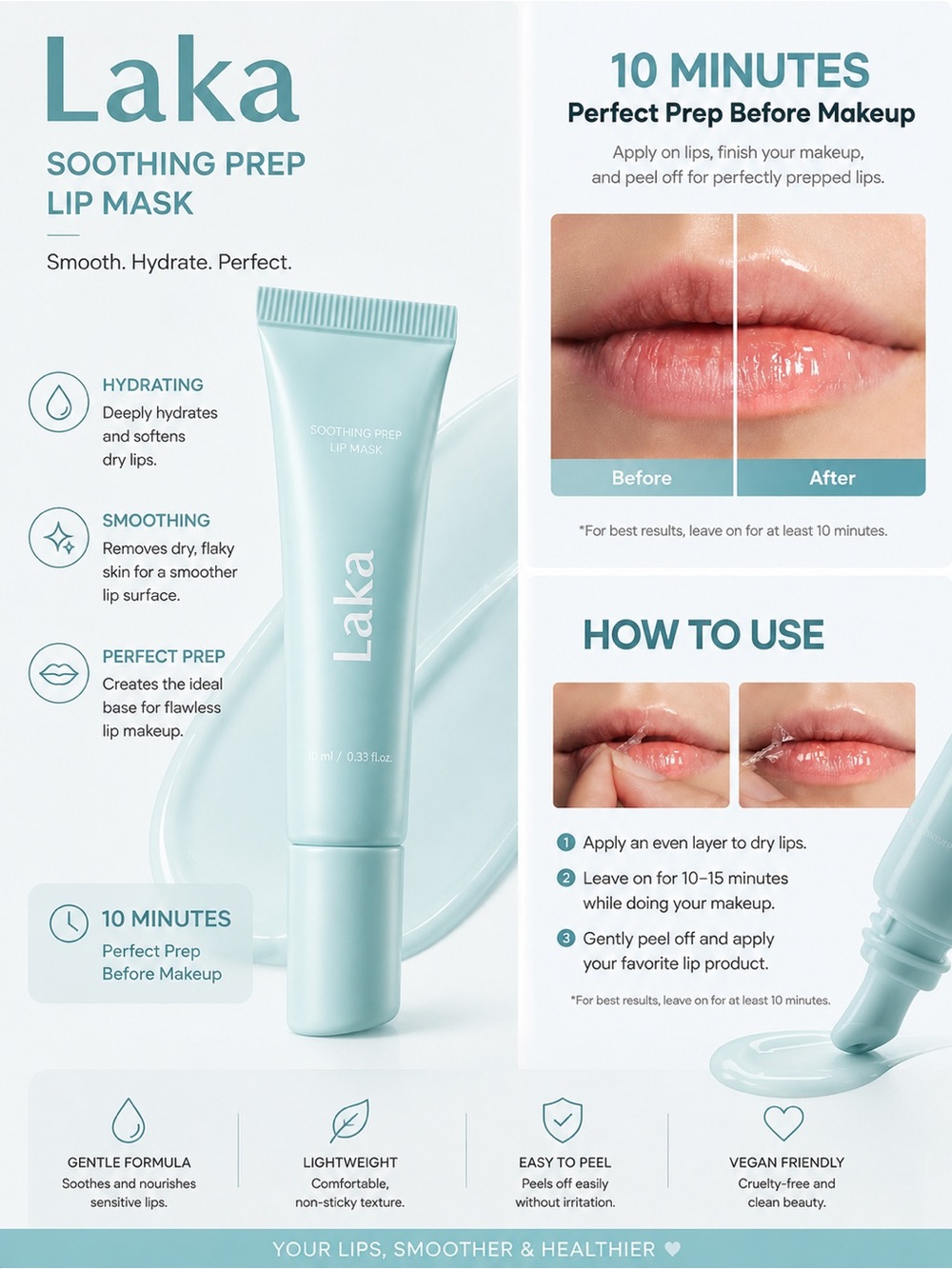 Laka Soothing Prep Lip Mask